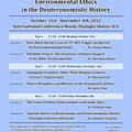 Symposium: Perspectives on Nature and Environmental Ethics in the Deuteronomistic History* from 31th October to 4th November, 2022