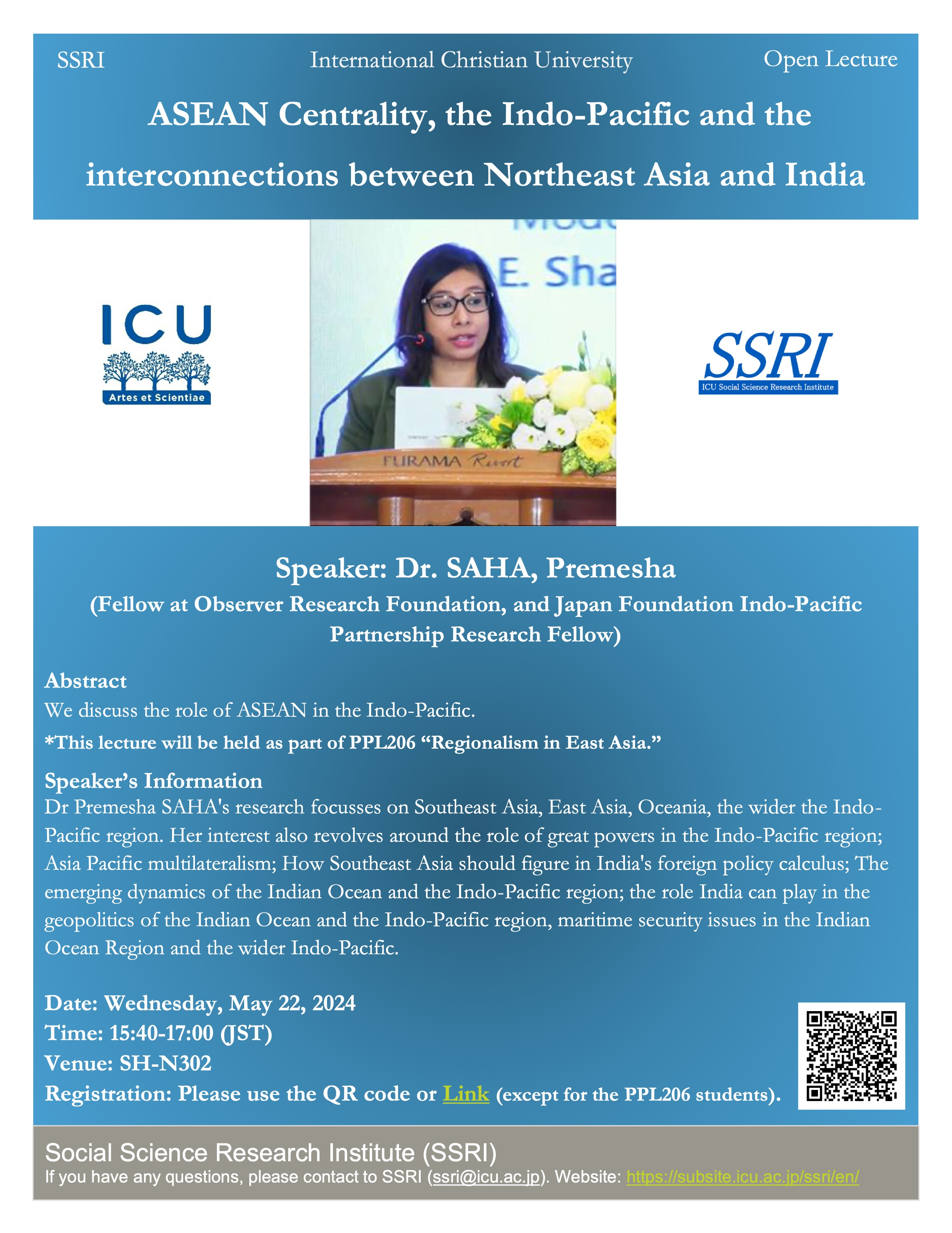 2024.5.22 OpenLecture_ASEAN Centrality, the Indo-Pacific and the interconnections between Northeast Asia and India (1).jpg